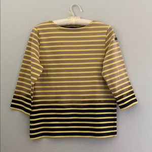 3/4 sleeve Le Minor striped shirt